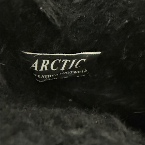 Cozy Black Quilted faux fur Women's Boots 8W - Picture 6 of 10